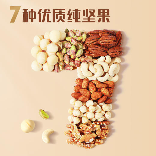 7种纯坚果 30袋 礼盒混合果仁  750克 A-5566（效期26年11月-12月）沃隆 商品图3