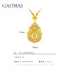 GAONAS 古韵今风时尚新中式金色项链11386XGO 商品缩略图4