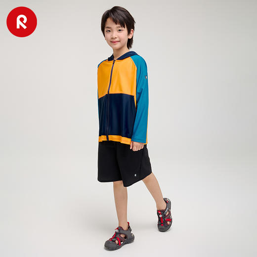 芬兰Reima2025春夏男女儿童中童户外运动防晒针织连帽衫 商品图4