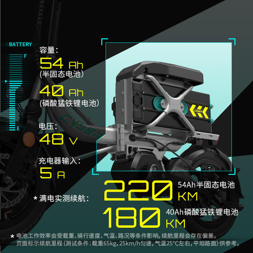 锋鸟CYBER折叠超轻长续航便携迷你小型电瓶滴专用代驾电动自行车 商品图1