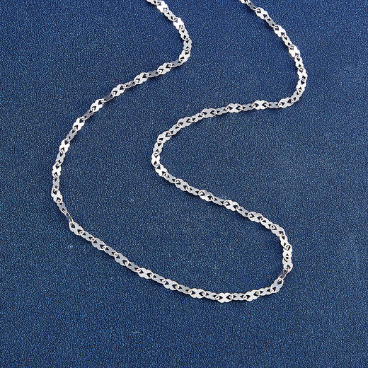 【限时8.8折】【线上铂金馆】PT950 #九紫离火 【国际铂金协会】铂金蝴蝶链项链(BXL00166)预售产品下单后不退款不退货不换货不补差价) 商品图1