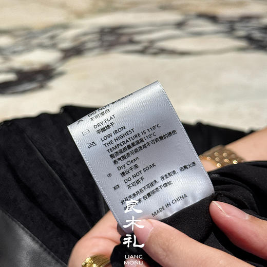 【部分现货】良木礼蕾丝皮半裙（25645） 商品图4