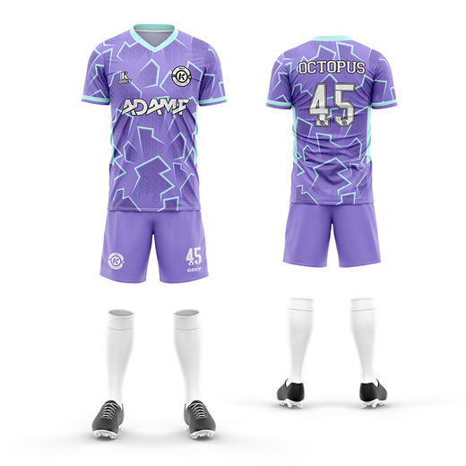 ORKY沃恺 儿童足球服套装小学生球衣印字训练服组队定制 男童衣服 商品图4