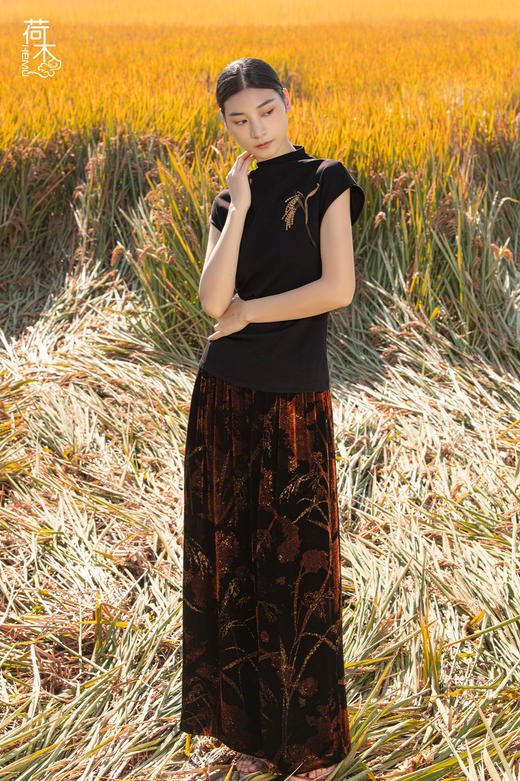 荷木HEMU丨金禾·宽腿裤 商品图1