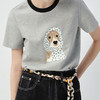 馥迦减龄小狗印花短袖T恤 商品缩略图2