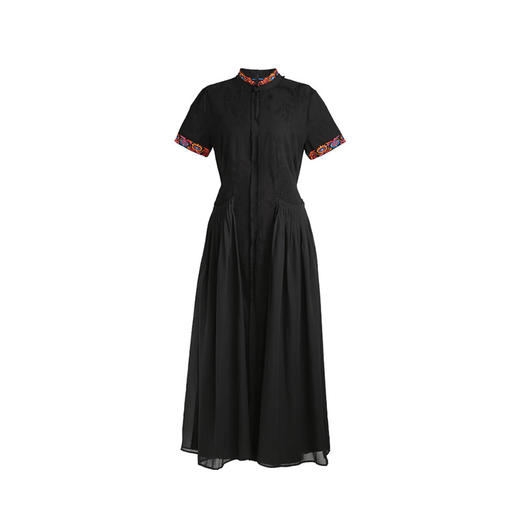 起舞清影绣花百褶连衣裙 | 杨丽萍老师同款 | 长袖短袖款 | 少量现货 | 加急发 商品图14