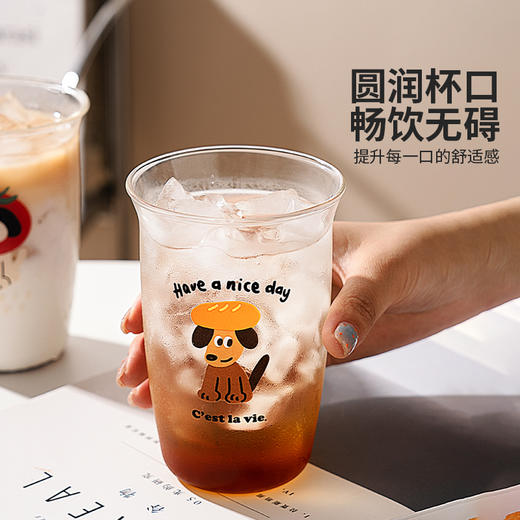 摩登主妇ins风玻璃杯咖啡杯果汁杯子高颜值家用喝水杯牛奶杯酒杯 商品图1
