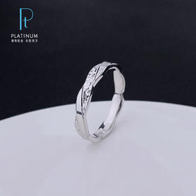 【限时8.8折】【线上铂金馆】PT950 【国际铂金协会】铂金喜结连理情侣戒男戒固口圈戒(BJZ00154-A)预售产品下单后不退款不退货不换货不补差价)