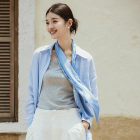 绽放H2395朵100%真丝桑蚕丝亲肤高级感舒适夏季百搭围巾丝巾