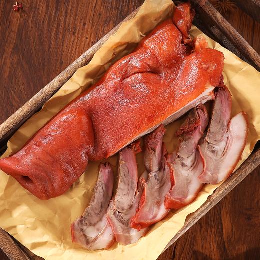 洛杉奇鲜货/卤味 熏猪头约800克/袋 （京东快递） 商品图4