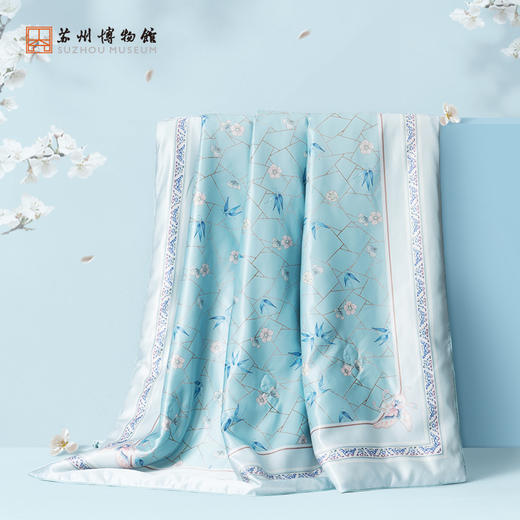 苏州博物馆 冰姿缀玉蚕丝被 商品图0