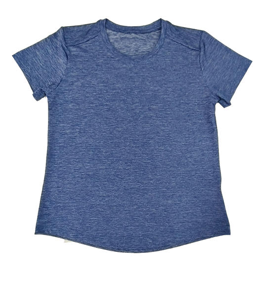 Y025女式冰凉丝滑吸湿速干抗皱薄款柔软修身运动T恤短袖 商品图3