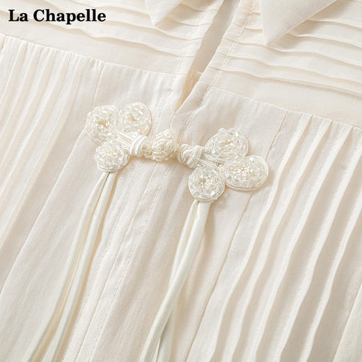 会员福利【莱赛尔套装】拉夏贝尔/La Chapelle高品质新中式国风套装清冷感两件套 商品图3