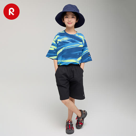 芬兰Reima2025春夏男女儿童中童运动凉爽舒适针织短袖T恤 商品图3