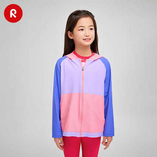 芬兰Reima2025春夏男女儿童中童户外运动防晒针织连帽衫 商品图1