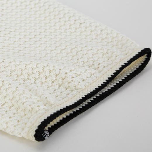 QF103斯尔丽2025夏季新款蕾丝外搭披肩小衫撞色边宽松百搭开衫空调衫 商品图7