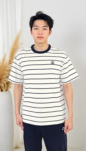 佐丹奴男装【小黄人联名款】全棉条纹T恤衫01095255