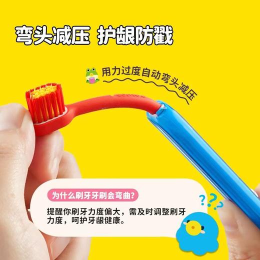 combo儿童软毛牙刷宝宝3-12岁训练护齿含氟 商品图2