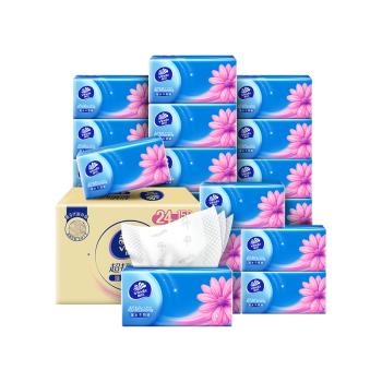 维达（Vinda）抽纸 超韧3层150抽*24包 真S码 湿水不易破 卫生纸 餐巾纸 整箱 /家庭清洁/纸品 /清洁纸品 /抽纸 商品图3