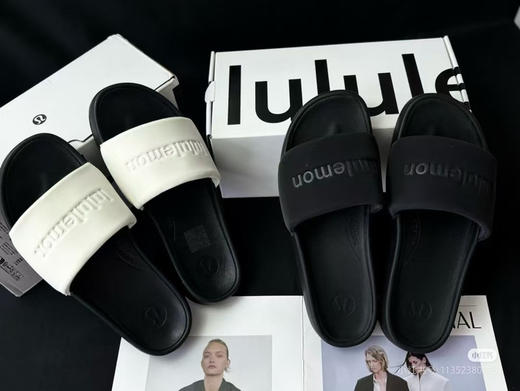 原单正品 Lululemon Restfeel熊猫配色拖鞋太好看！🐼配色很好搭衣服，越看越好看，穿上也很舒服，黑白两色 尺码36.5-43
原价500➕ 商品图0