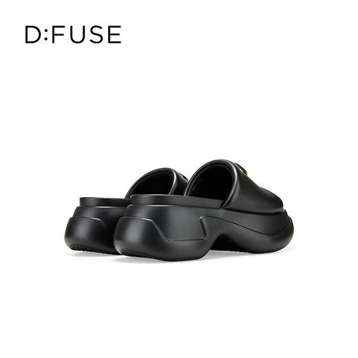 Dfuse迪芙斯2025夏季新款轻盈拖鞋增高厚底鼓棉外穿时尚凉拖DFD2110109 商品图13