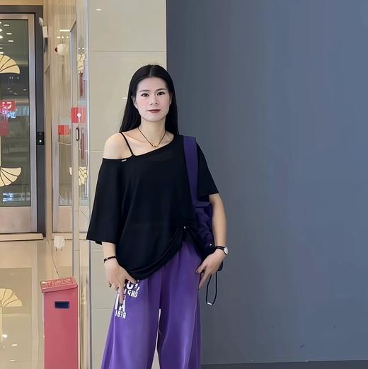 BY大领百搭宽松小衫50416（黑） 夏季 152550200321 商品图0