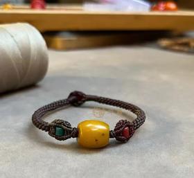 多宝蜡编艺手绳