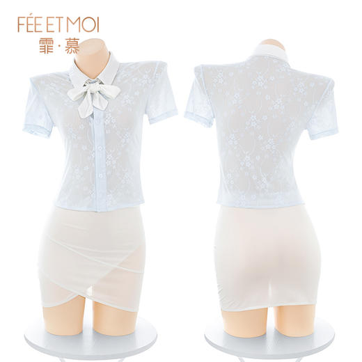 霏慕 时尚韩风透肤俏秘书空姐套装ZY06 商品图7