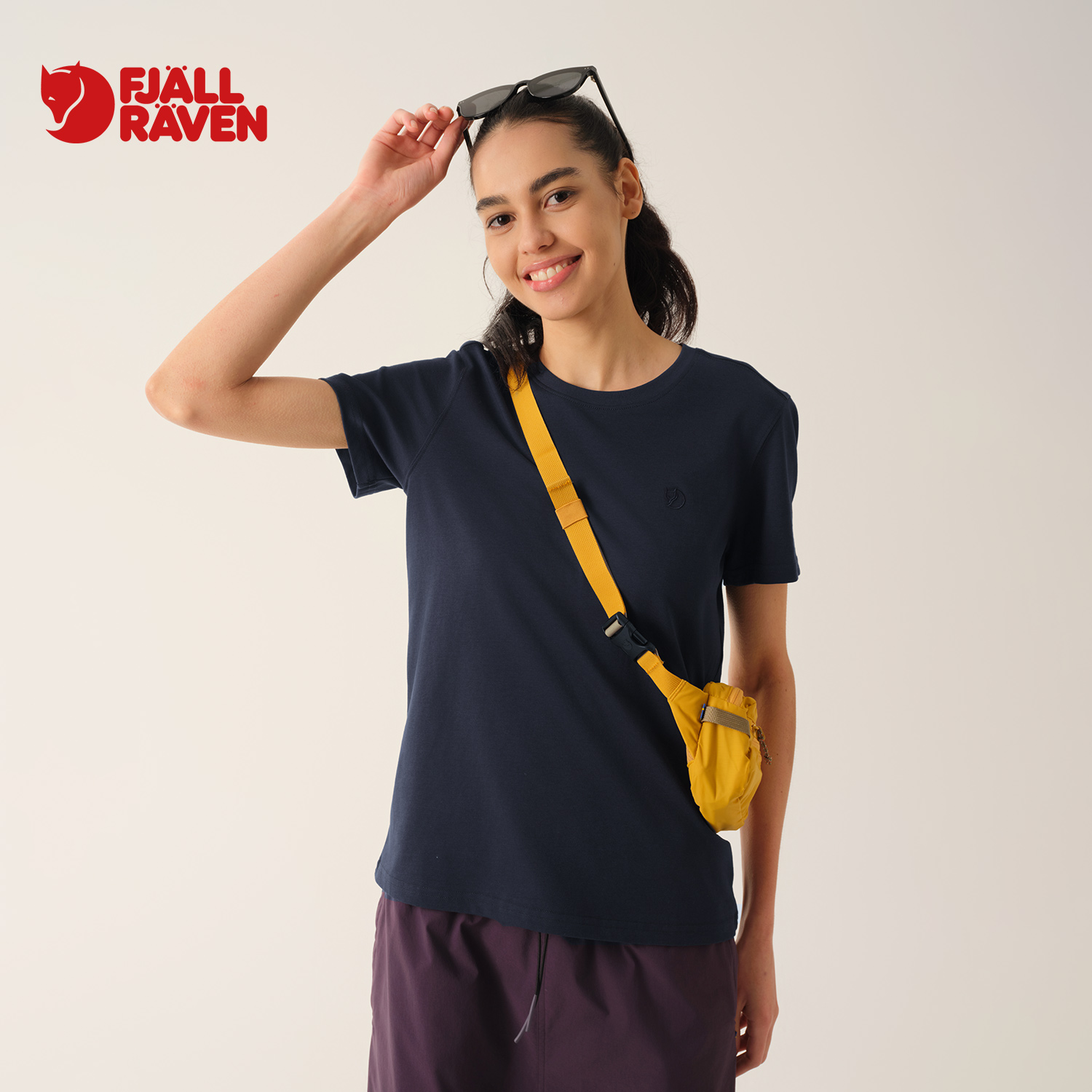 北极狐 女士户外休闲短袖T恤 2025春夏轻量徒步登山上衣012512090