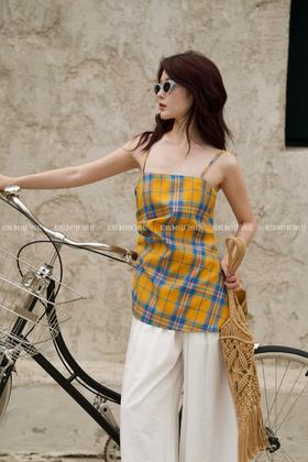 【门店同款】ENJOY夏季“后花园”夏日格纹上衣 162494971