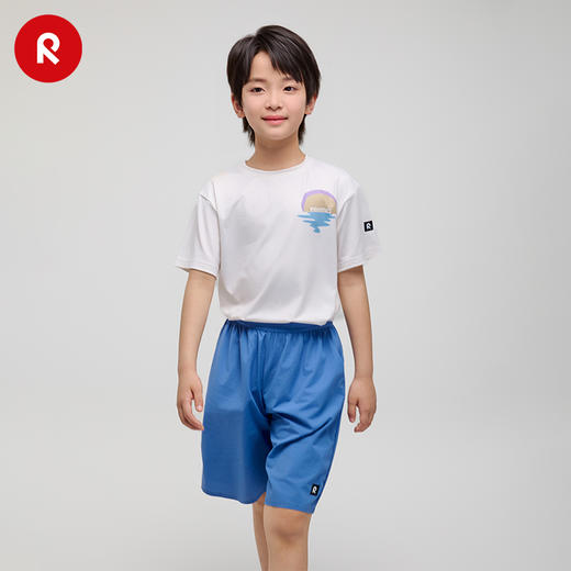 芬兰Reima2025春夏男女儿童中童凉感透湿舒适休闲运动短裤 商品图1