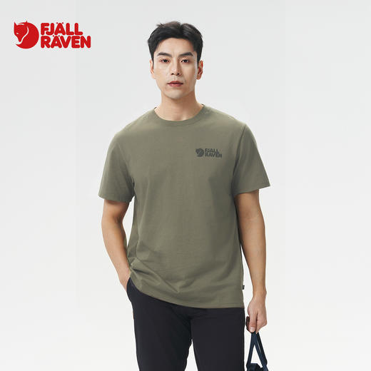 北极狐 男士纯棉短袖T恤 2025春夏城市户外徒步亲肤上衣12600232 商品图0