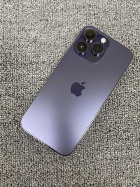 编号255084-苹果iPhone14ProMax/512G/暗紫色，国行双卡5G手机，9.5新，电池86%，客户换过后置摄像头，特价4999便宜出！质检工程师已深度检测通过，店保1年，请放心购买！