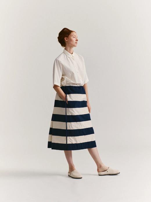 Casey Casey条纹直筒半身裙 商品图11