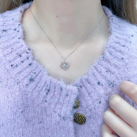 【限时8.8折】【线上铂金馆】PT950 #时来运转 【国际铂金协会】铂金空心贺岁如意葫芦时尚套链(BTL00270)预售产品下单后不退款不退货不换货不补差价) 商品图2