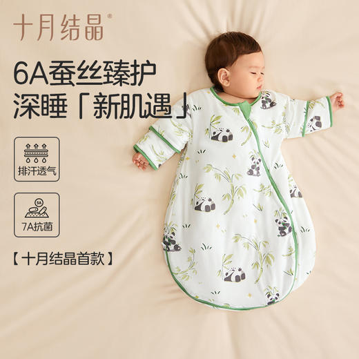 婴儿睡袋秋冬款新生宝宝防踢被幼儿童一体防着凉防惊跳 商品图0