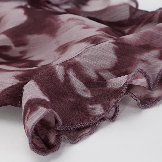 QF855斯尔丽25夏季新款法式浪漫碎花荷叶边吊带搭配针织外披连衣裙套装 商品图6