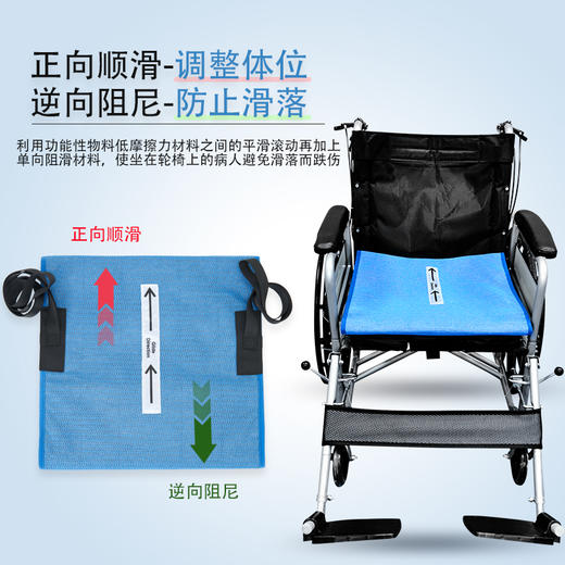 轮椅防滑坐垫单向滑垫止滑垫防滑防跌倒轮椅坐垫防摔垫单向滑动垫 商品图1