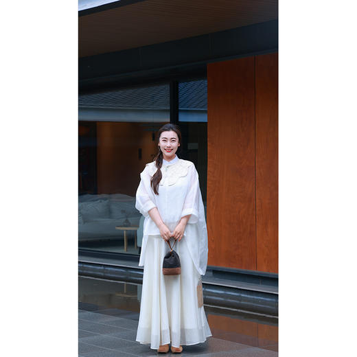 【2026东衣作】新中式云肩（25710043B次第花开-设计师） 商品图4