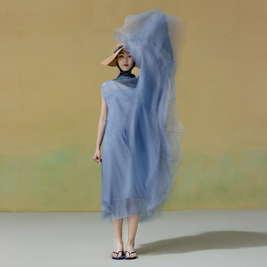 【林栖设计小店】桑蚕丝连衣裙两件套优雅宽松2025夏季新品吊带裙上衣女F1952452 商品图1