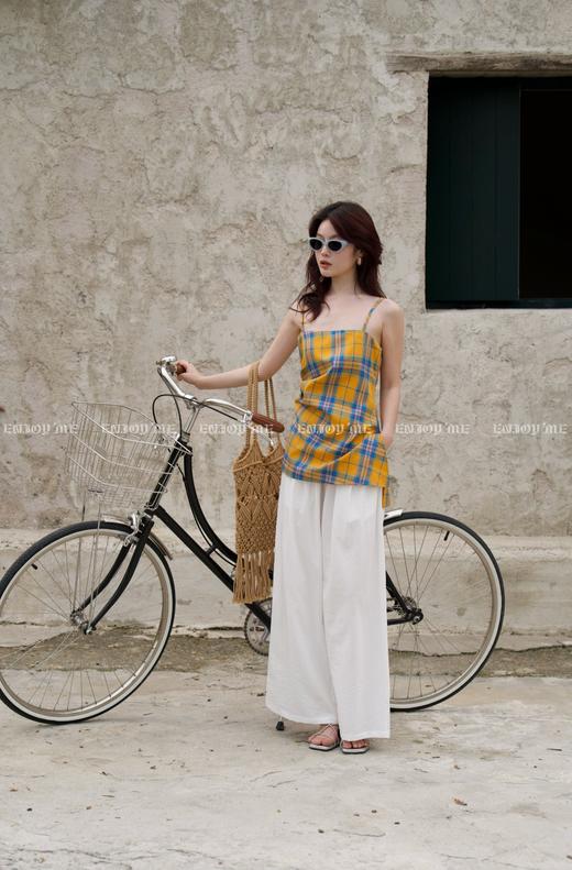 【门店同款】ENJOY夏季“后花园”夏日格纹上衣 162494971 商品图3