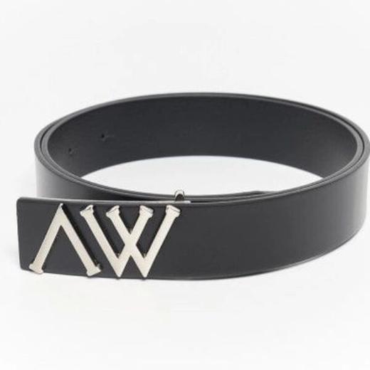 A*W 皮带经典标志款LOGO  进口牛皮简约款式 包装齐全 A712133 商品图2
