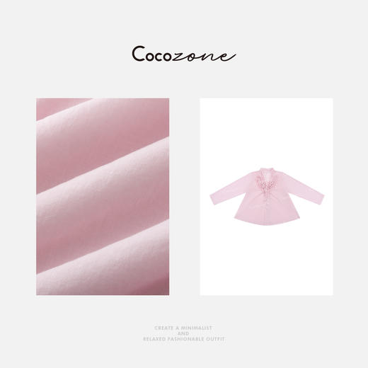 COCO ZONE 刘一一  【100棉】手工立体玫瑰花重工衬衫CD2A1056 商品图2