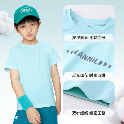 男女童清凉运动T短袖新款安奈儿童装实体店同款AM421758 商品图1