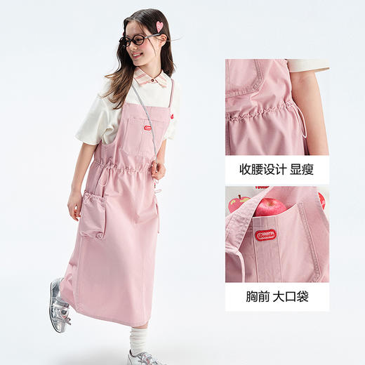 笛莎Deesha青少年女童裙子2025夏季女童背带裙 商品图2