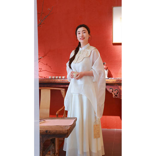 【2026东衣作】新中式云肩（25710043B次第花开-设计师） 商品图2