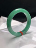 612813，55圈口，满绿正圈平安镯，蓝绿色，满色底，底子细腻有水 商品缩略图1