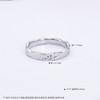【限时8.8折】【线上铂金馆】PT950 【国际铂金协会】铂金喜结连理情侣戒男戒固口圈戒(BJZ00154-A)预售产品下单后不退款不退货不换货不补差价) 商品缩略图4