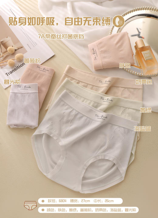 女士品质无缝内裤养眼温柔高弹舒适三角裤1119 商品图0