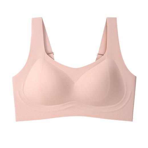  一片式软支撑收副乳真丝大胸薄款无痕内衣文胸 商品图4